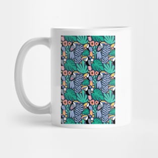 Toucan and Monstera - Pattern Mug